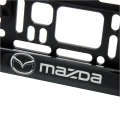 Oryginalne ramki pod tablice rejestracyjne z logiem Mazda.