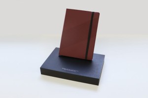 SKÓRZANE ETUI A5 NA NOTATNIK BURGUNDY