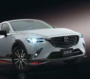 SPOILER POD ZDERZAK PRZEDNI MAZDA CX-3
