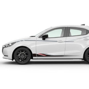 NAKLEJKI BOCZNE DOLNE MAZDA 2 DJ