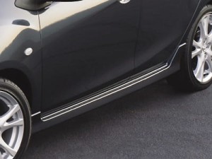 SPOILERY BOCZNE DOLNE MAZDA 2 DE