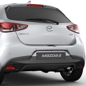 SZARA OSŁONA POD ZDERZAK TYLNY MAZDA 2 DJ