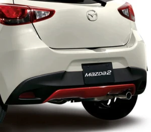 CZERWONA OSŁONA POD ZDERZAK MAZDA 2 DJ