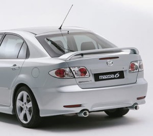 SPORTOWY TYLNY ZDERZAK MAZDA 6 GG/GY SEDAN