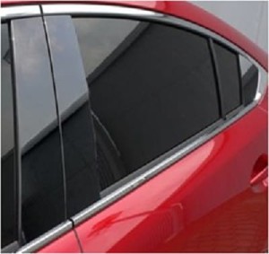NAKŁADKI NA SŁUPKI PIANO BLACK MAZDA 6 GJ/GL