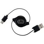 PRZEWÓD ZWIJANY USB-A/USB-C