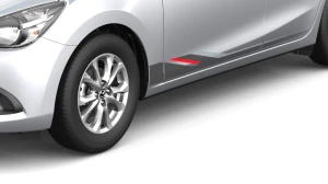 NAKLEJKI BOCZNE DOLNE MAZDA 2 DJ