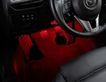 CZERWONE OŚWIETLENIE PODŁOGI PRZÓD MAZDA