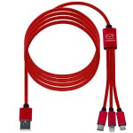 UNIWERSALNY PRZEWÓD USB CZERWONY